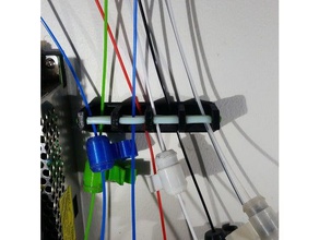 filament kılavuzu, duvara monte edilmiş 3d yazıcı aksesuarları filaman rehberi 3d print model - Mito3D