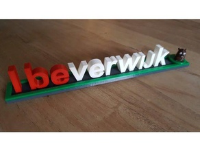 beverwijk signs & logos dutch holland iamsterdam 3d print model - Mito3D