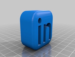 linked logo decor 3d print model - Mito3D