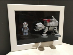 lego at-at microfighter cadre de montage 75075 jouets & accessoires jeux le titulaire compatible stand starwars star wars 3d print model - Mito3D