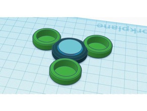 tinkercad working fidget spinner gadgets 3d print model - Mito3D