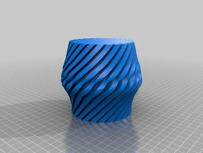 Loft vazo 3d baskı 3d print model - Mito3D