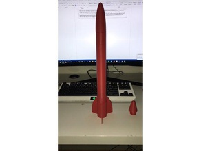 sucre fusée passe-temps modèle de fusées la des tirs roquettes le 3d print model - Mito3D