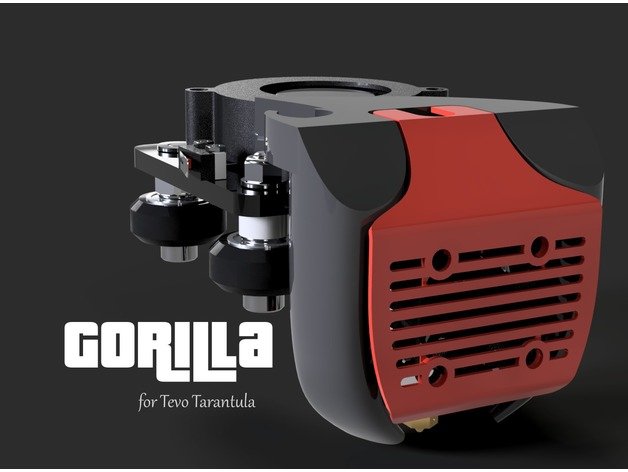 gorilla fan duct 5015 blower - tevo tarantula 3d printer parts 3D print model - Mito3D