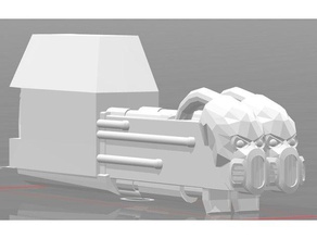 çift blastmaster 3d baskı çocuk İmparator kaos slaanesh 3d print model - Mito3D