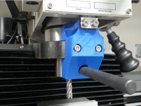 eixo botão de bloqueio grizzly g0758 máquina trituração partes 3d print model - Mito3D