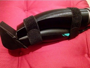 babyliss clipper vac attachment parts hair clippers vacuum adapter 3d print model - Mito3D
