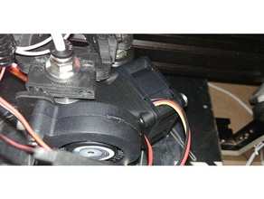 adaptador de 40mm e3d v6 hotend ventilador Impresora 3d las piezas 3d print model - Mito3D