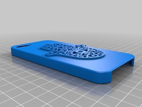 case iphone 5 - eye hand mobile phone 3d print model - Mito3D