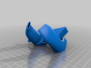 gorille de ventilateur w bl tactile montage L'imprimante 3d pièces bltouch touch fan conduits ventilation 3d print model - Mito3D