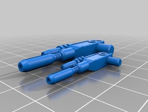 generic blaster 5mm 3mm toy & game accessories 3d print model - Mito3D
