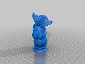 cherubim vase 3d printing dlp printer cherub sla 3d print model - Mito3D