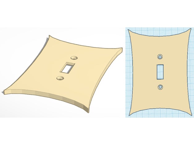 15 tipos de vintage retro gravata borboleta lightswitch tampa da placa parede do agregado familiar midcentury moderna montagem na 3D print model - Mito3D