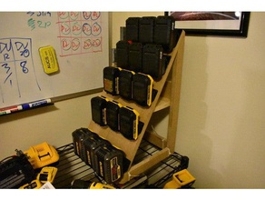 dewalt porter-cable 20v battery storage feet tool holders & boxes porter cable 3d print model - Mito3D