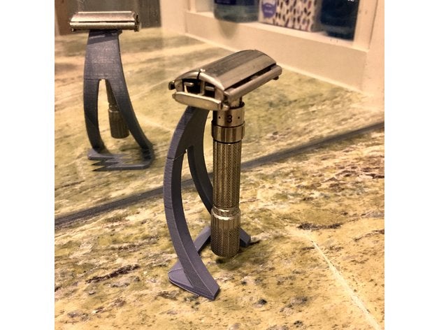 safety razor stand Bad 3D print model - Mito3D