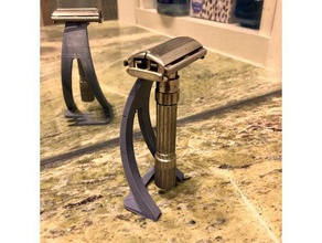 safety razor stand bathroom