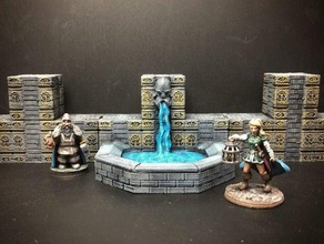 scatterblocks dwarven fountain 28mm heroic scale toys & games age sigmar boardgame boardgames dnd dungeon dungeons dragons dwarf dwarves fantasy frostgrave game gaming kings war mordheim pathfinder roleplaying rpg scatter terrain spellandsword tabletop tiles wargame wargames wargaming warhammer wrathandruin 3d print model - Mito3D