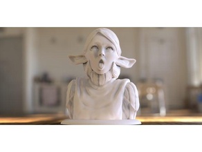 saria heykeller efsane zelda 3d print model - Mito3D