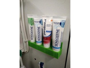22 mm tubo de pasta dientes titular cuarto baño 3d print model - Mito3D