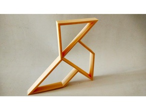 pajarita origami kuş dekor 3d print model - Mito3D
