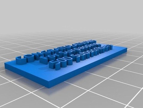 plak tebrikler 500 subs gtx surp dökün 3d yazıcılar 3d print model - Mito3D