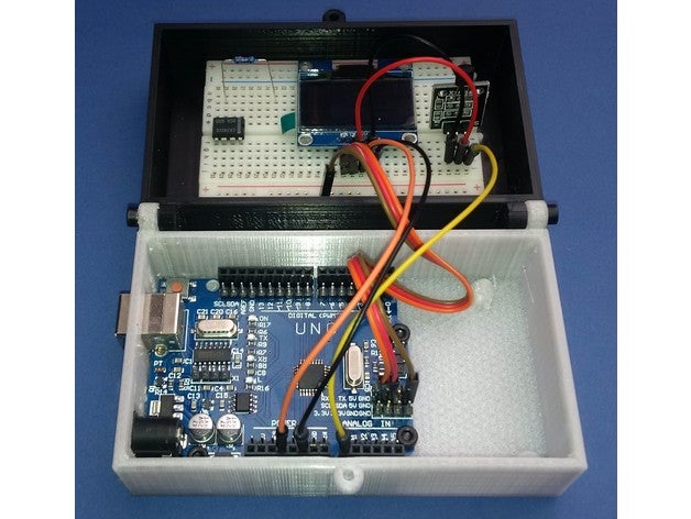 arduino boîte de l'électronique cas mega 2560 uno 3D print model - Mito3D