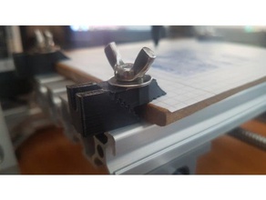 mini paso de la abrazadera del cnc 1610 molino m5 tornillo máquina herramientas 3d print model - Mito3D