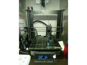 prusa i3 yarım mkd mod ayı yükseltme değiştirilmiş 3d yazıcı parçaları 3d print model - Mito3D