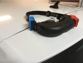 eachine ev100 dvr tpu goggle strap case r c vehicles fatshark headband 3d print model - Mito3D