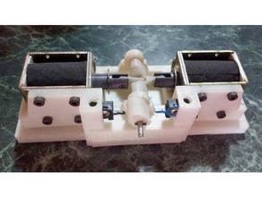 doble solenoide del motor de la ingeniería 3d print model - Mito3D