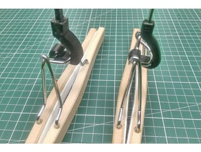 Hosen-Aufhänger-Klammer-Haken-Ersatz Ersatz-Teile Schrank Aufhänger Kleiderbügel hanger Hose 3d print model - Mito3D