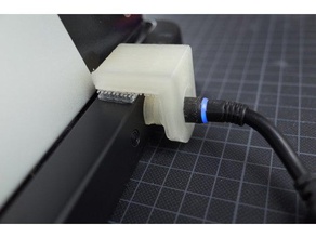 cabo de energia do laptop suporte rotação liberdade ii computador fonte alimentação 3d print model - Mito3D