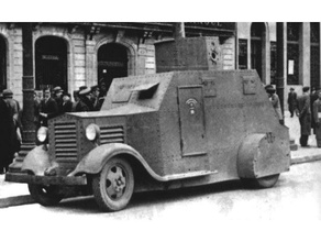 bilbao Fahrzeuge gepanzertes Auto Militär Spanien tank Waffe ww2 den zweiten Weltkrieg 3d print model - Mito3D