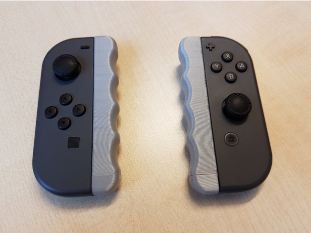 minimal joy-con grip video games joycon nintendo switch 3D print model - Mito3D