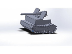 88mm tank destroyer r c véhicules 3d print model - Mito3D