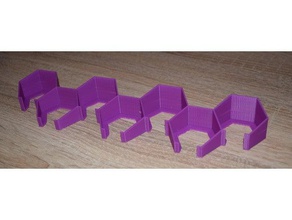 paramétrico de la hexagonal especia tarro rack cocina y comedor 3d print model - Mito3D