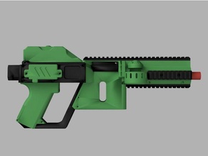 cp fdl fdl-2 özelleştirme paketi oyuncaklar ve oyunlar varil blaster fdl2 nerf nerfgun silah 3d print model - Mito3D