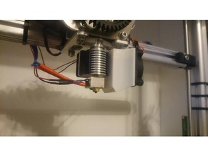 e3d v6 simple cooling fan mount 3d printer accessories duct hotend part 3d print model - Mito3D