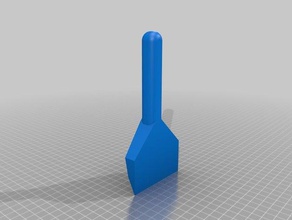 scraper tools 3d printing clean up filament ice small 3d print model - Mito3D