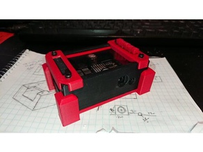 caso drok amp eletrônica 3d print model - Mito3D