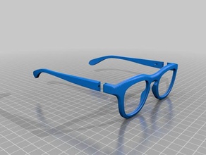 Occhiali 3d occhiali lunettes occhialli optimaker kuntz 3d print model - Mito3D
