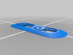 delorean dmc-12 ctsy light switch bracket automotive 3d print model - Mito3D