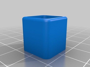 calamar cap La impresión en 3d dent libre mango protector entrenador 3d print model - Mito3D