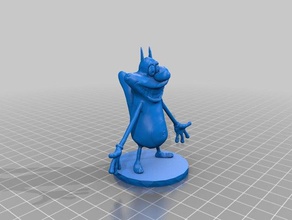 oggy le chat toy & game accessories 3d print model - Mito3D