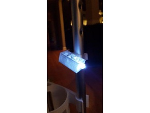 crutchlite acessibilidade muleta luz muletas diodo emissor de 3d print model - Mito3D