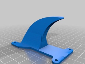 floss 21 shark fin 3d print model - Mito3D