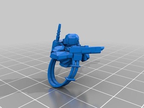 sci fi trooper jogos warhammer 40k 3d print model - Mito3D