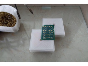 gewichtete platinenhalter - Elektronik pcb pcb-Halter smd das Löten Löt-Werkzeug 3d print model - Mito3D