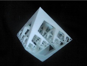 contribs bienvenida octaedro fractal ifs cosa v1 2 las esculturas 3d print model - Mito3D