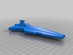 copy venator class cruiser v 10 color 3d printing 3d print model - Mito3D